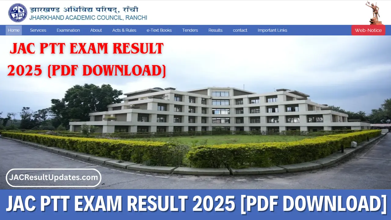 JAC PTT Exam Result